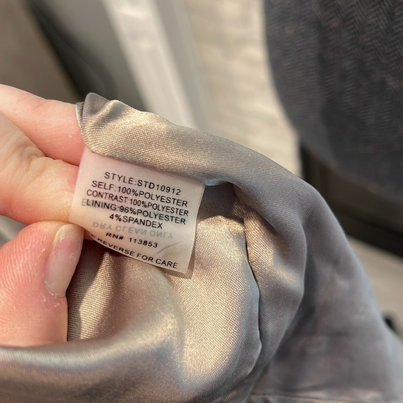 Sugar Lips Sequin Silver Mini Dress Size Small - Picture 3 of 8